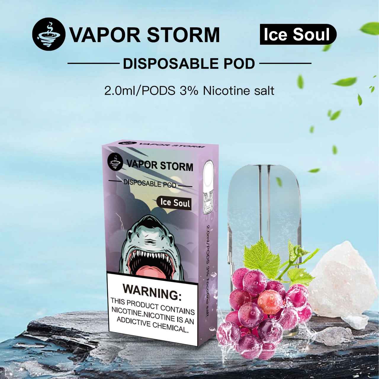 風暴五代煙彈 VAPOR STORM 五代通用電子菸彈