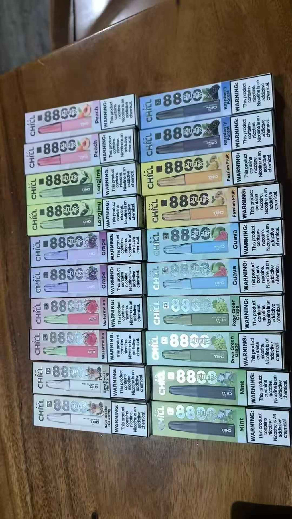 【新品預售】CHILL拋棄式8800口 大容量一次性
