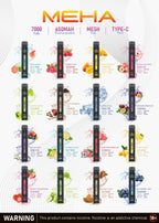 MEHA XBAR 小黑條拋棄式 7000口 魅嗨一次性