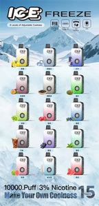 ICE拋棄式10000口 一次性糖果 可調節涼度