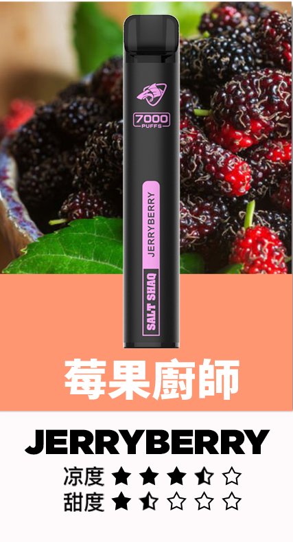 鯊克拋棄式7000口 Salt Shaq一次性霧化棒