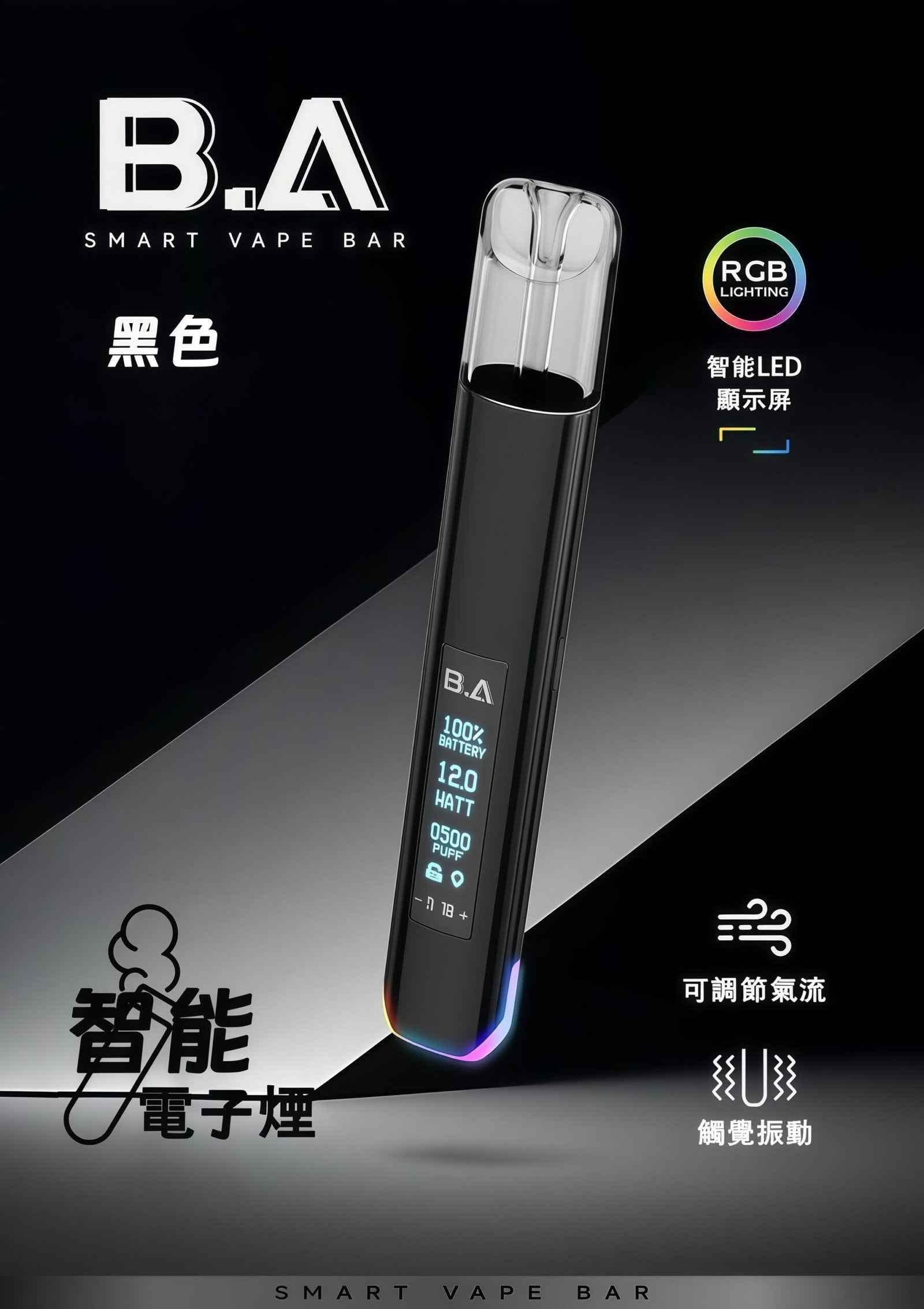 B.A主機 可調式LED顯示屏 一代通用發光桿