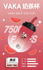 VAKA奶茶杯 7500口超大容量拋棄式 可充電一次性電子煙